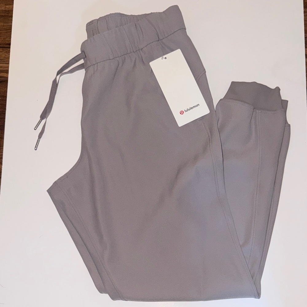 New w/Tags Lululemon Gray On the Fly Woven Joggers